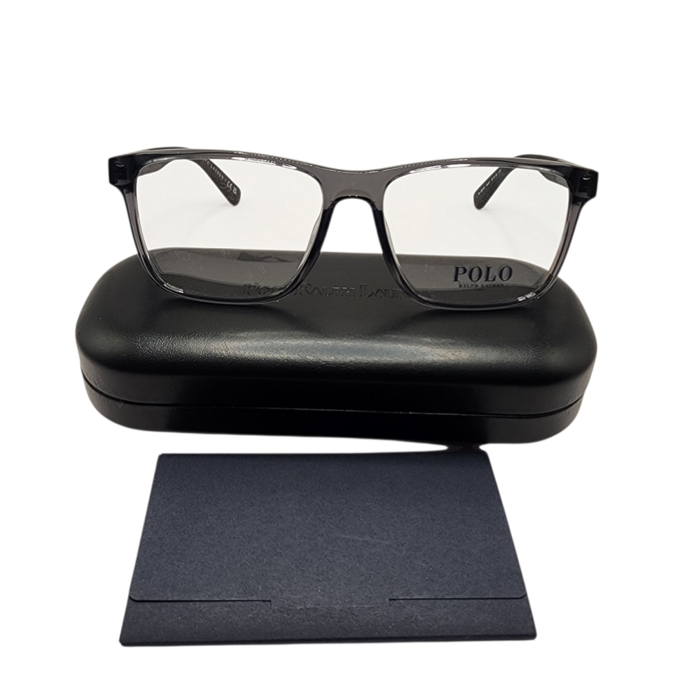 Polo Ralph Lauren Shiny Transparent Grey Glasses‎ OPH2257U